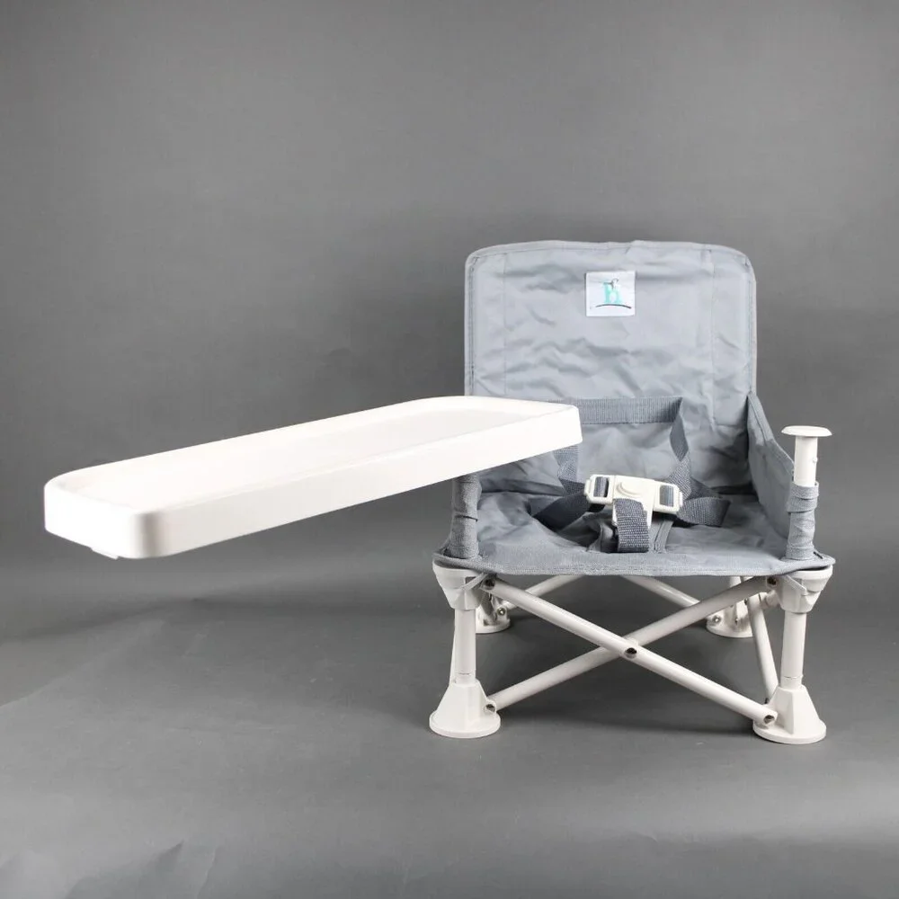 Hiccapop AS IS MISSING SEAT STRAPS On The Go Anywhere Booster Seat High Chair - Picture 9 of 16